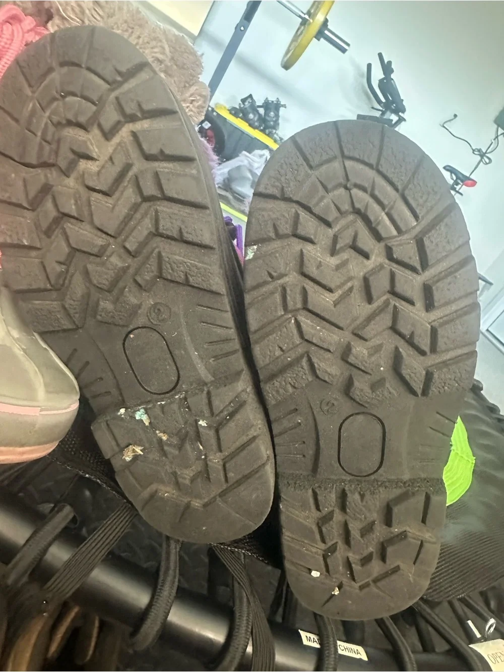 Dream Pairs Kids Purple and Black Rain & Snow Boots